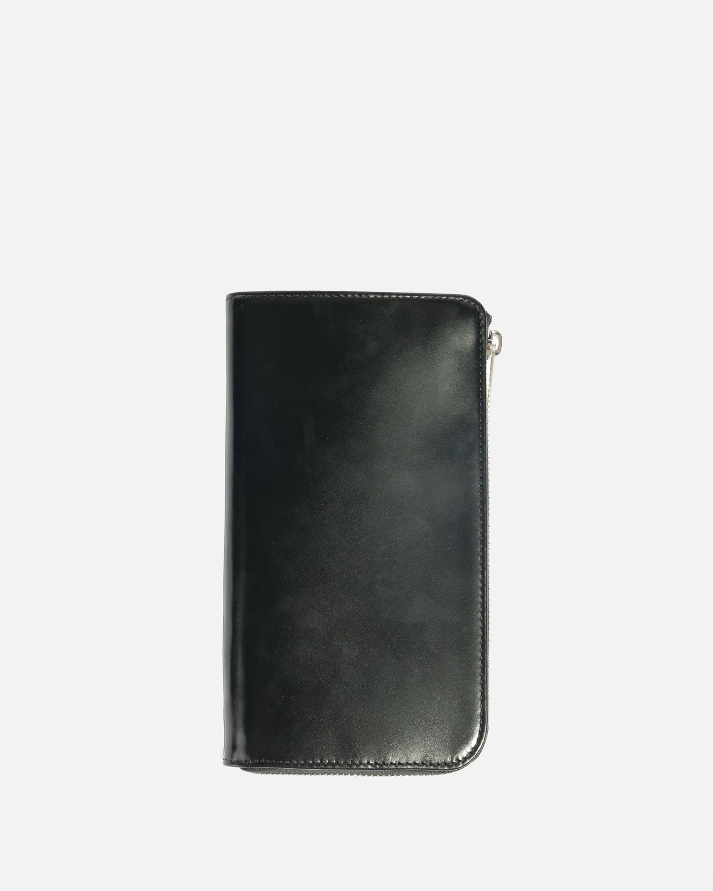Maison Margiela Leather Goods Long Zip Calfskin Wallet in Black