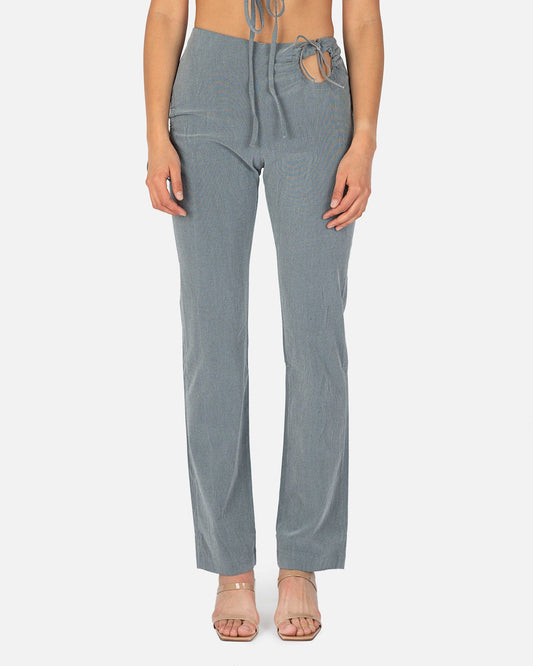 Paloma Wool Women Pants Loup Asymmetric Cut Pants in Grey