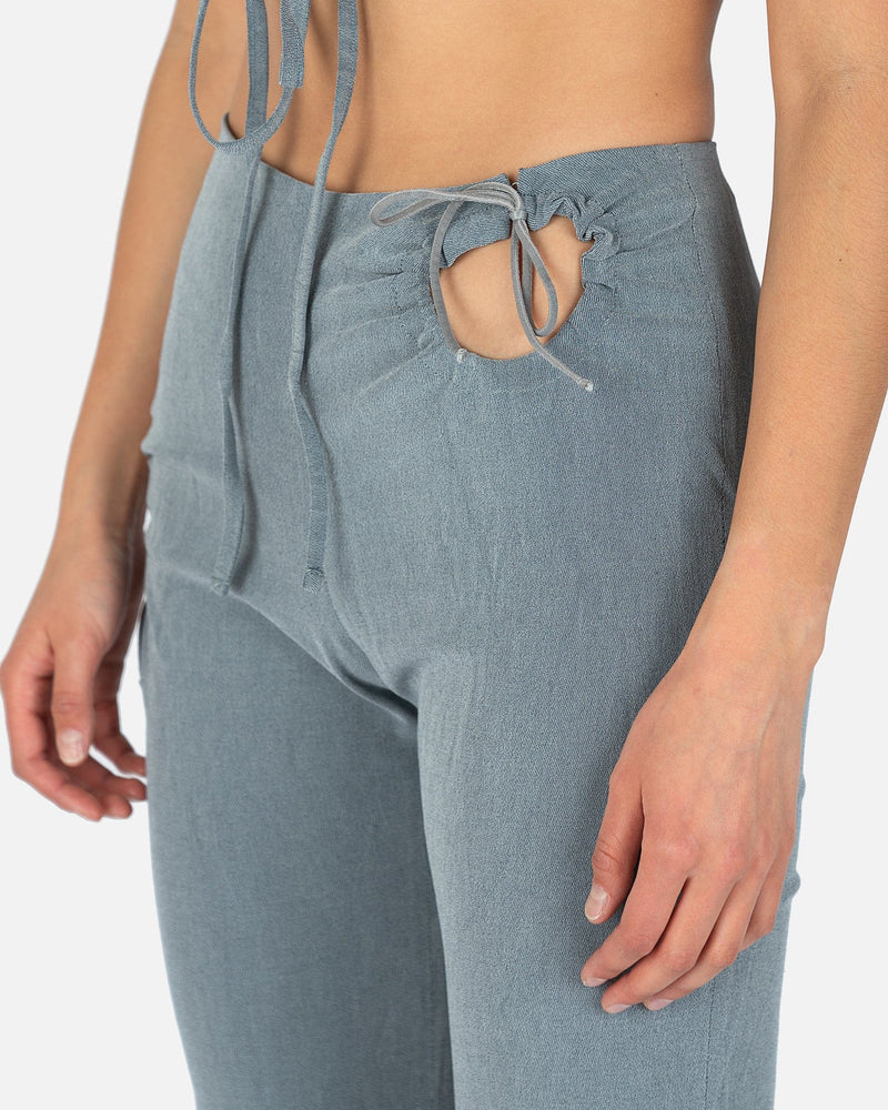 Paloma Wool Women Pants Loup Asymmetric Cut Pants in Grey