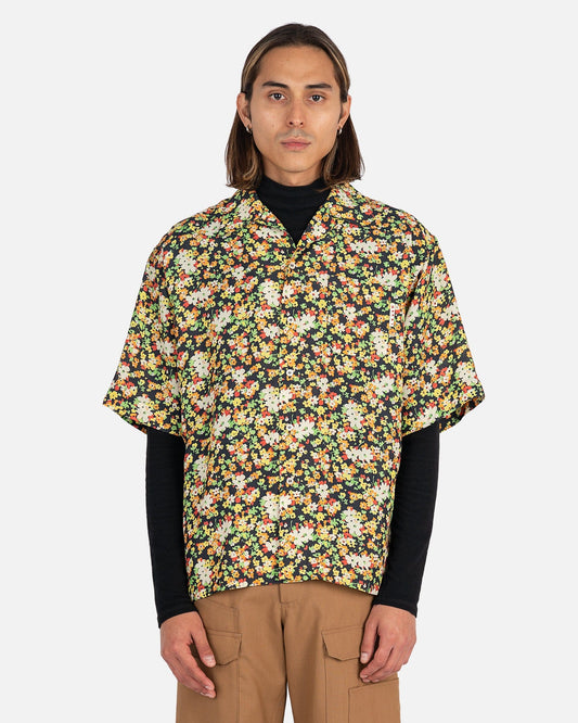 Marni Men's Shirts Lover's Praire Viscose Shirt in Black