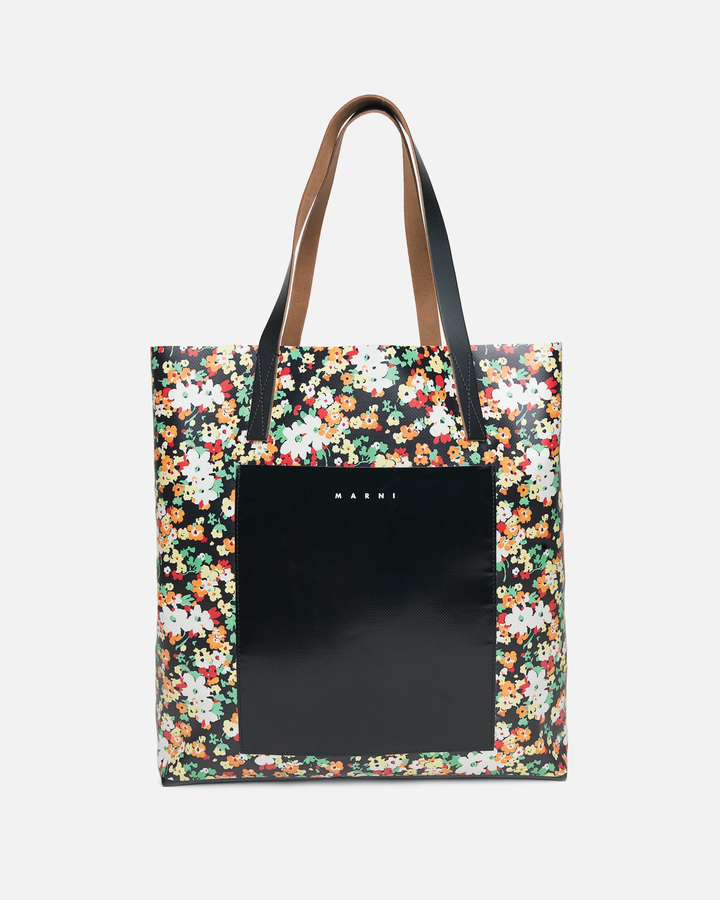Marni Women Bags Lover's Prairie PVC Shopping Bag in Black