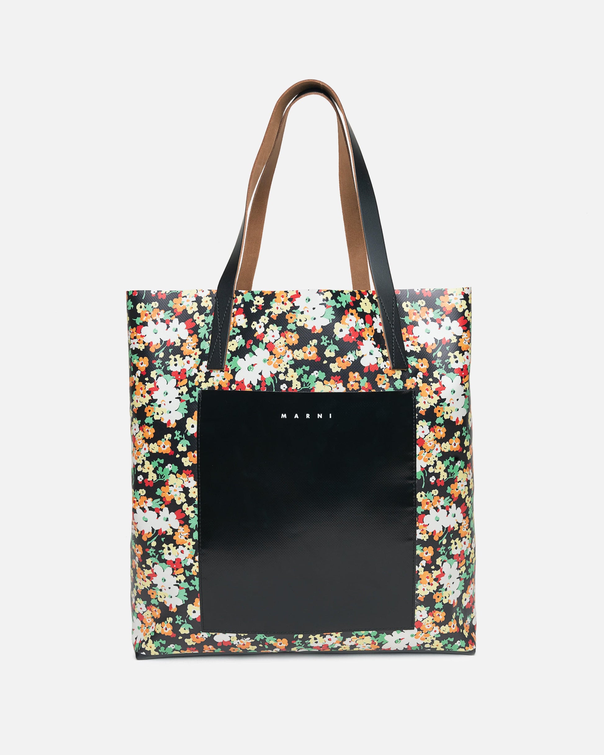 Marni Women Bags Lover's Prairie PVC Shopping Bag in Black