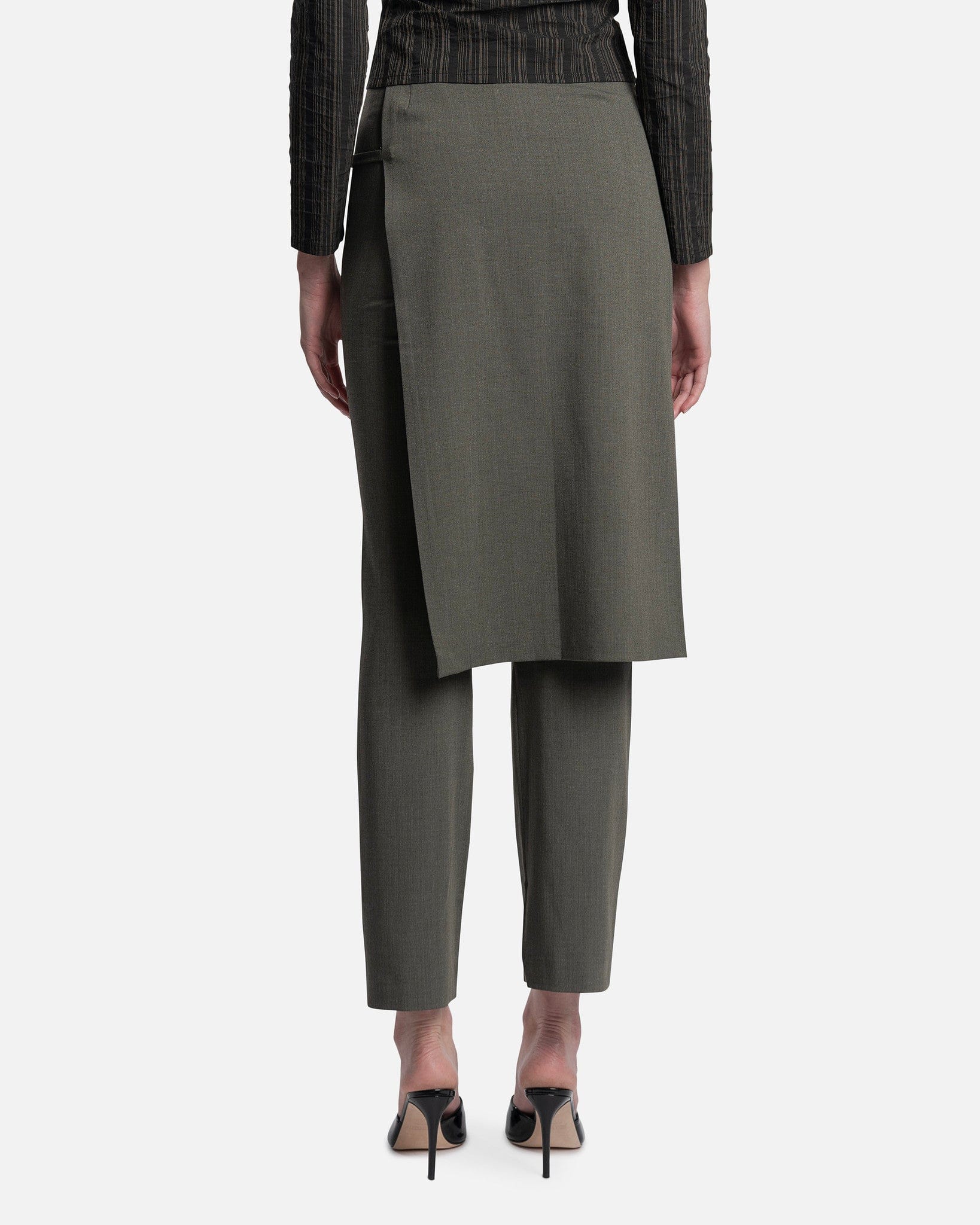 Low Archive Pants in Dark Khaki – SVRN Low Archive Pants in Dark Khaki – SVRN