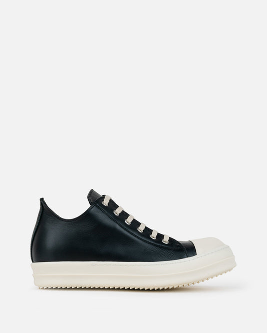 Rick Owens Men's Sneakers Low Ramones in Black/Milk