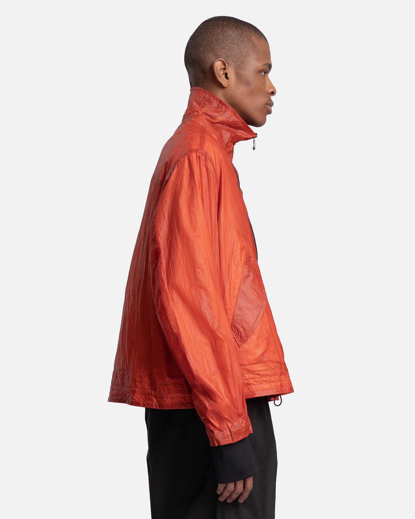 Luft Jacket in Eld Rubberized Nylon