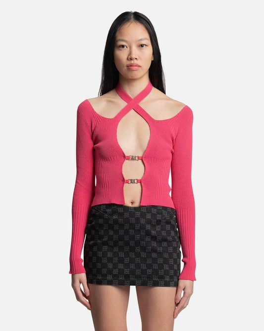 MISBHV Women Sweaters M Knitted Cardigan in Pink