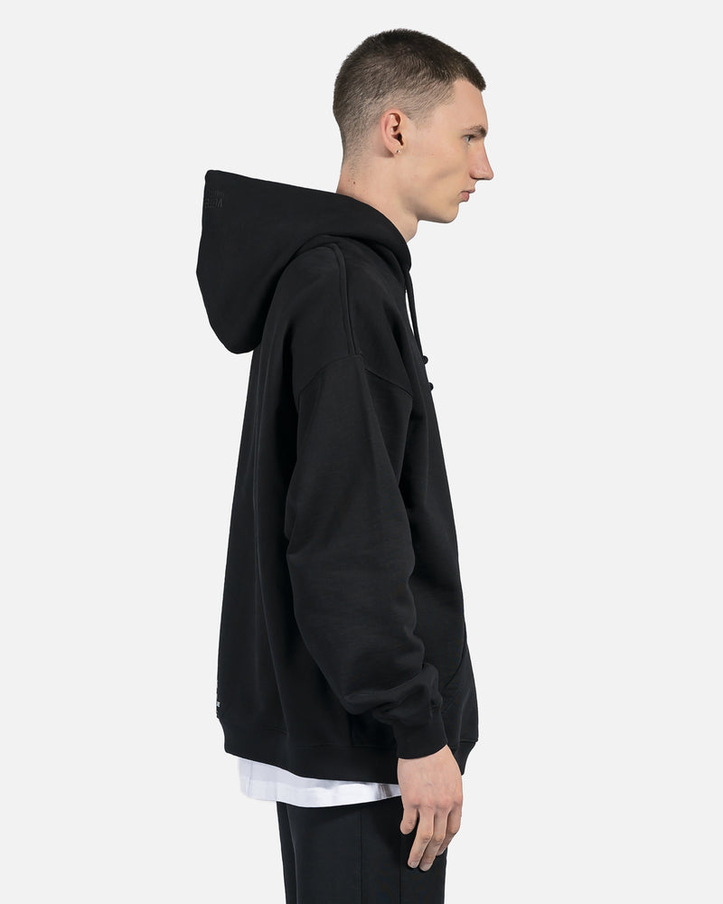 VETEMENTS Men's Sweatshirts Maison De Couture Logo Hoodie in Black