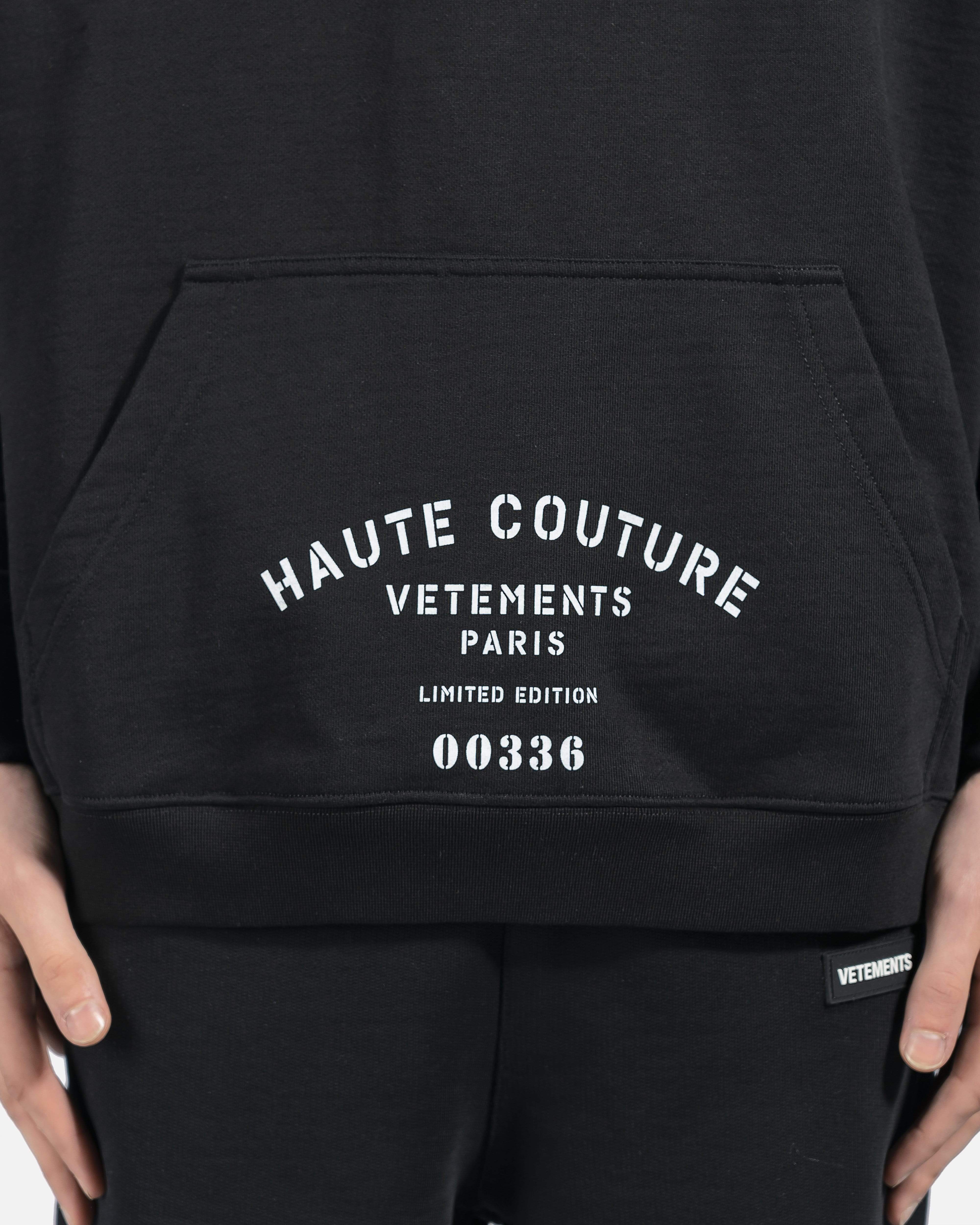 Maison De Couture Logo Hoodie in Black – SVRN