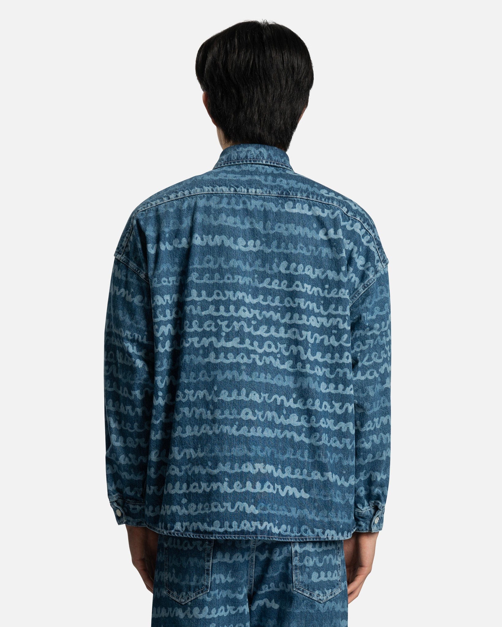 Marni Men's T-Shirts Maremarni Denim Shirt in Ocean