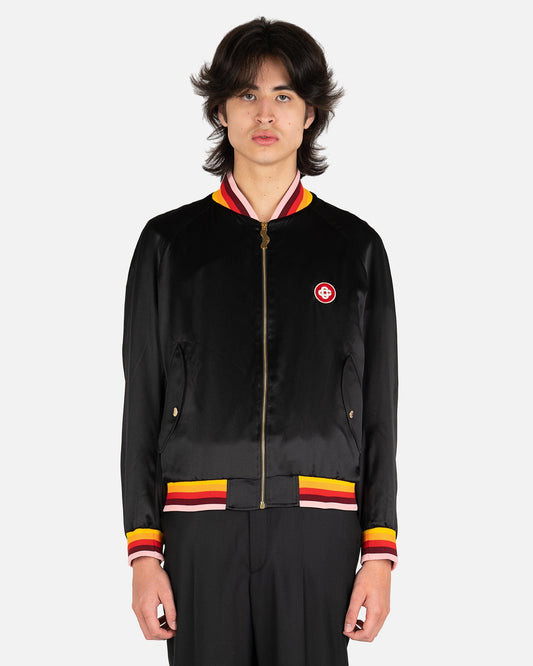 Casablanca Men's Jackets Masao San Souvenir Jacket in Black