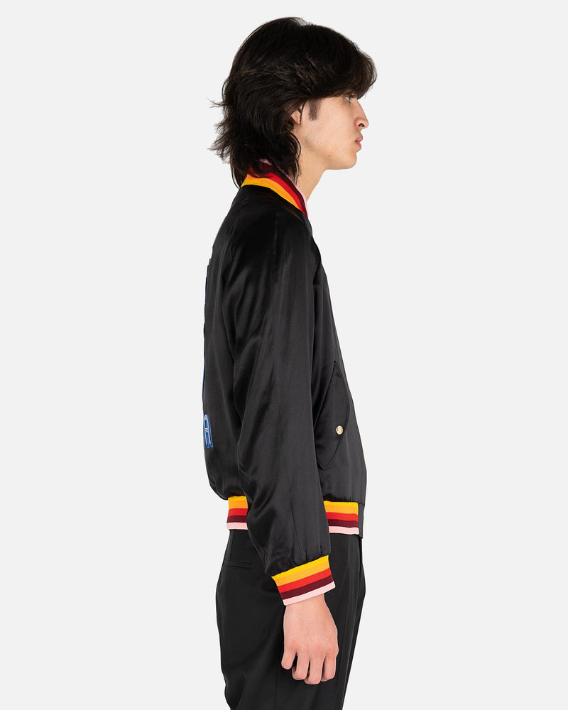 Casablanca Men's Jackets Masao San Souvenir Jacket in Black