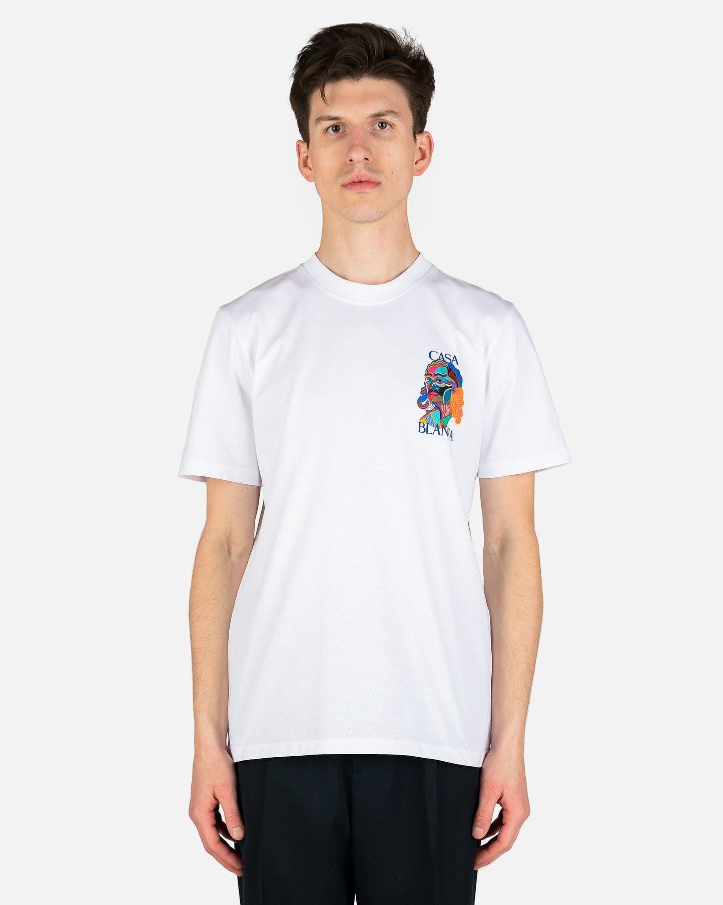 Casablanca Men's T-Shirts Masao San T-Shirt in White