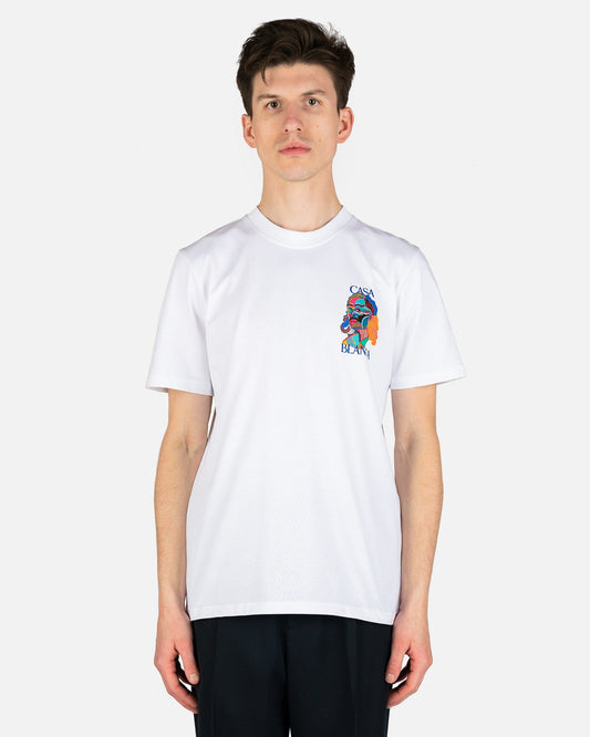 Casablanca Men's T-Shirts Masao San T-Shirt in White