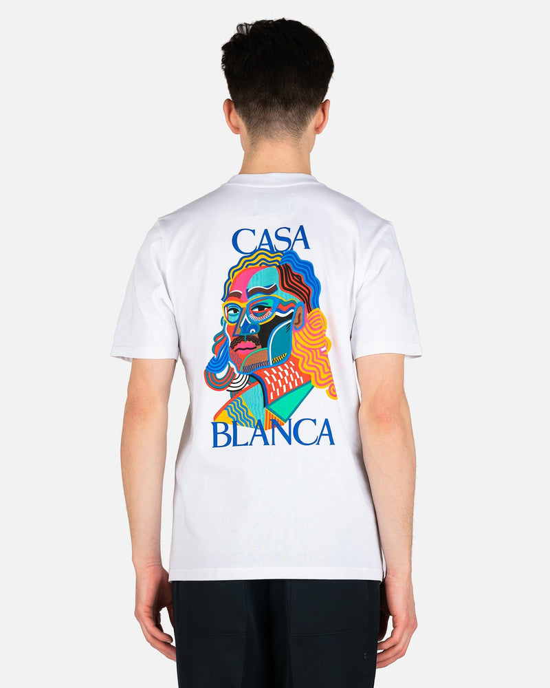 Casablanca Men's T-Shirts Masao San T-Shirt in White