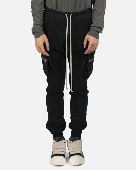 Rick Owens Men's Pants Mastodon Cargo in Black