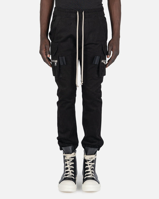 Rick Owens Men's Pants Mastodon Cargo in Black
