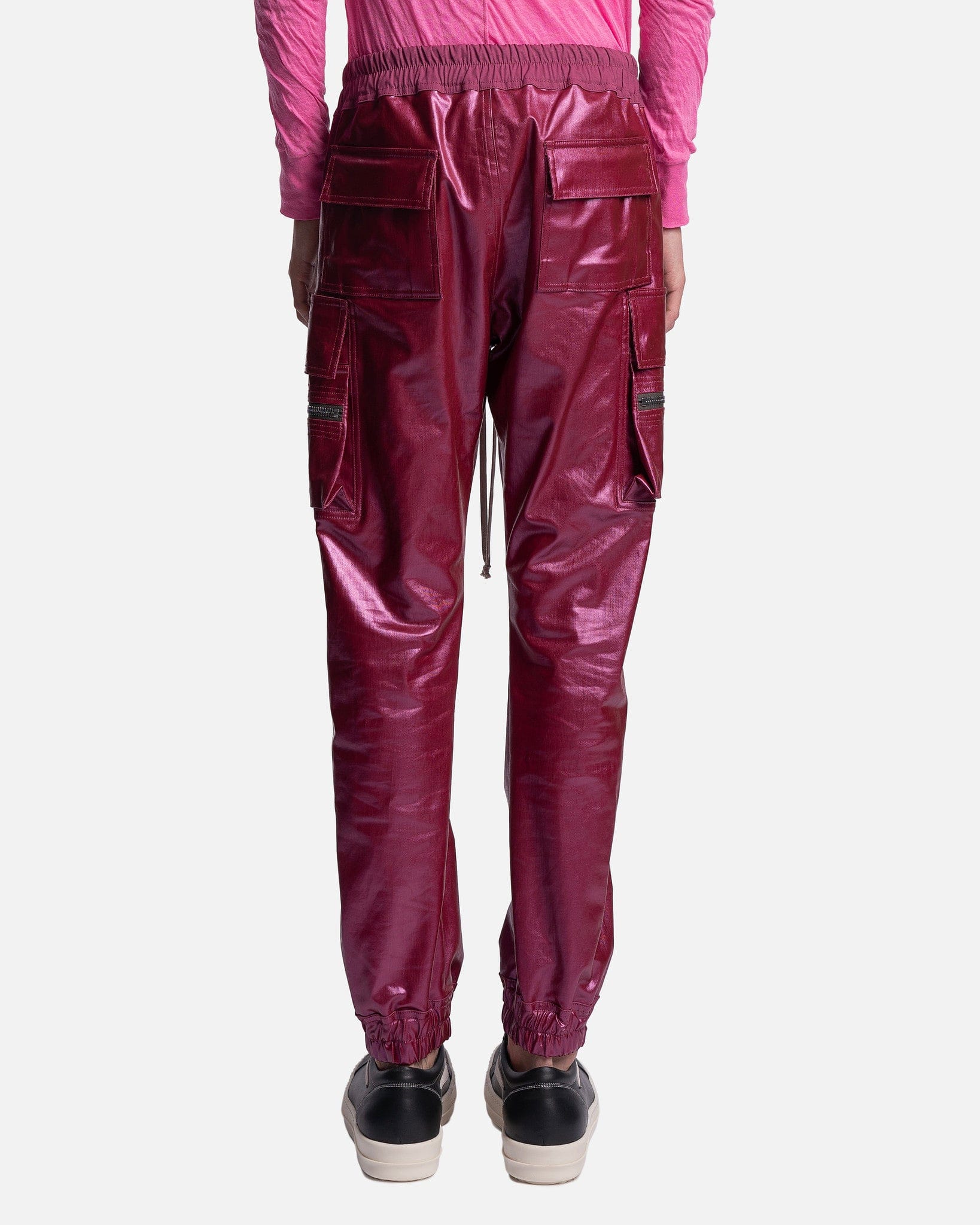 Rick Owens Men's Pants Mastodon Cargo in Fuchsia