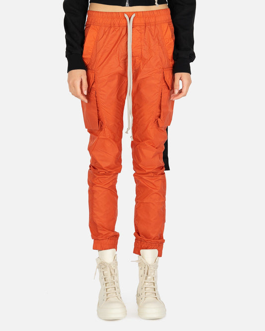 Rick Owens DRKSHDW Women Pants Mastodon Cut Pants in Orange