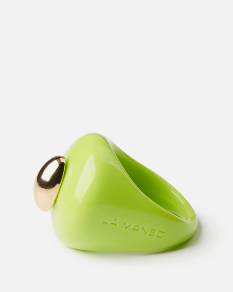 La Manso Jewelry Matcha Mochi Ring in Green