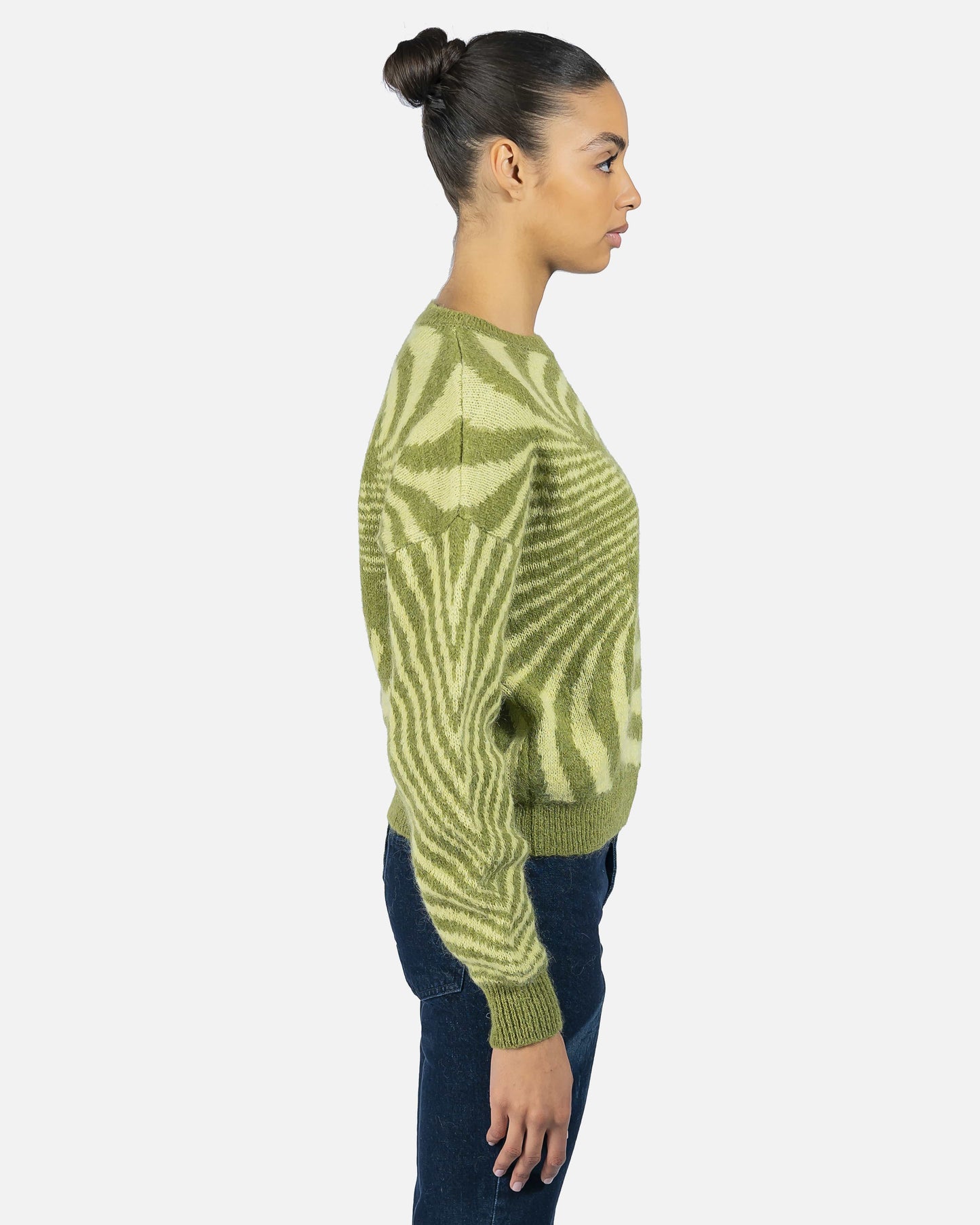 Paloma Wool Women Tops Matrix Sweater in Medium Green