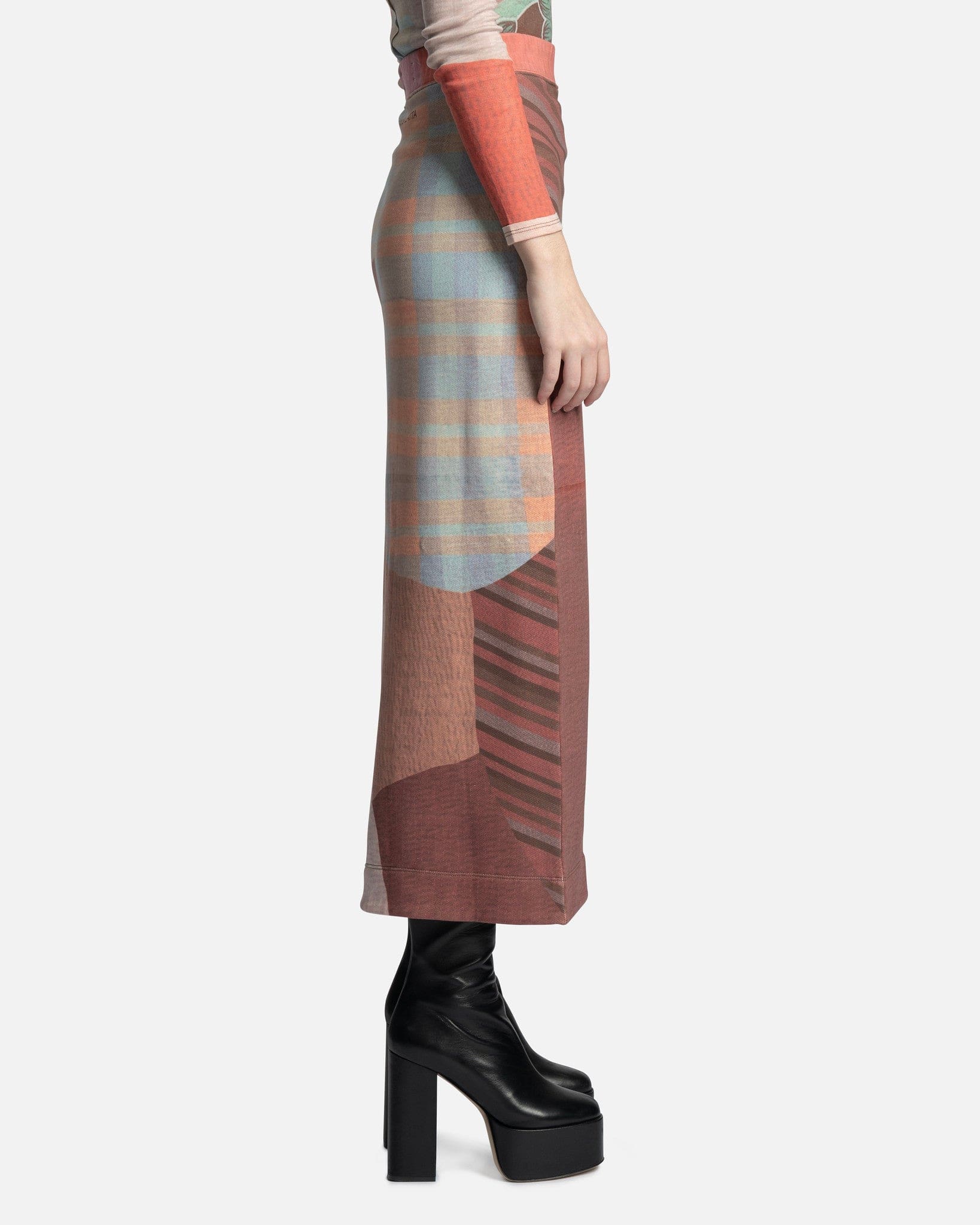Eckhaus Latta Women Skirts Maxi Skirt in Patch