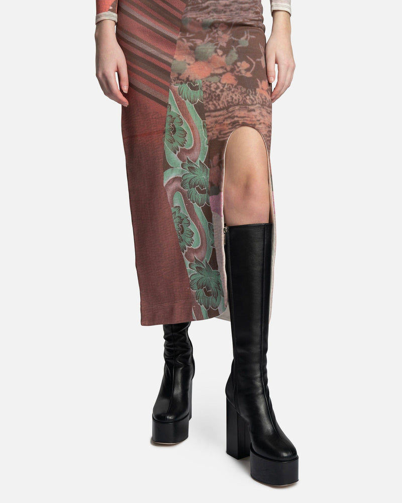 Eckhaus Latta Women Skirts Maxi Skirt in Patch