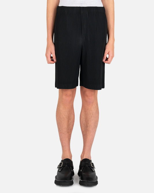 Homme Plissé Issey Miyake Men's Pants MC April Pants in Black