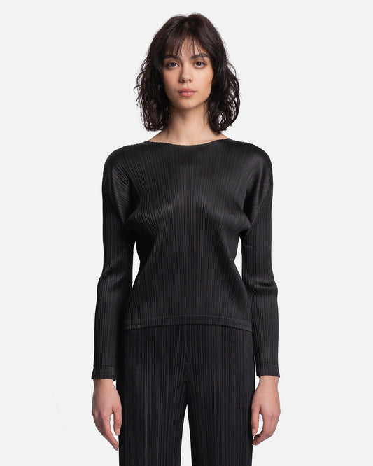 Pleats Please Issey Miyake Women Tops MC January Top in Black
