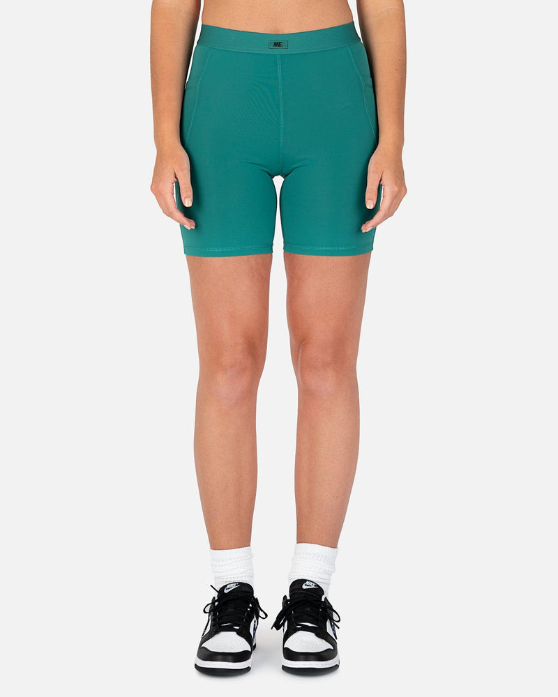 Melody Ehsani Women Shorts ME. Bike Shorts in Teal