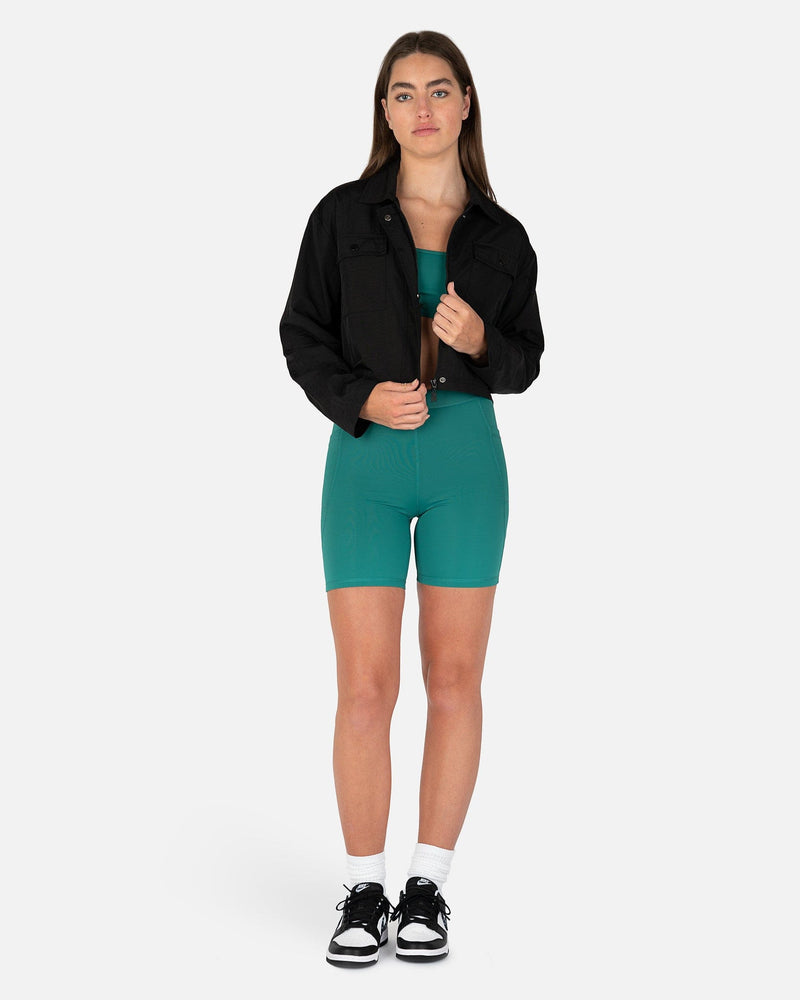 Melody Ehsani Women Shorts ME. Bike Shorts in Teal