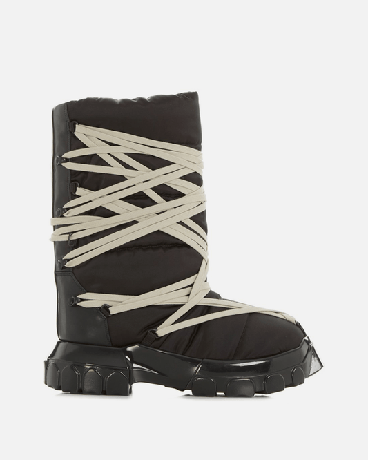 Rick Owens Men's Boots Megalace Lunar Boots in Black