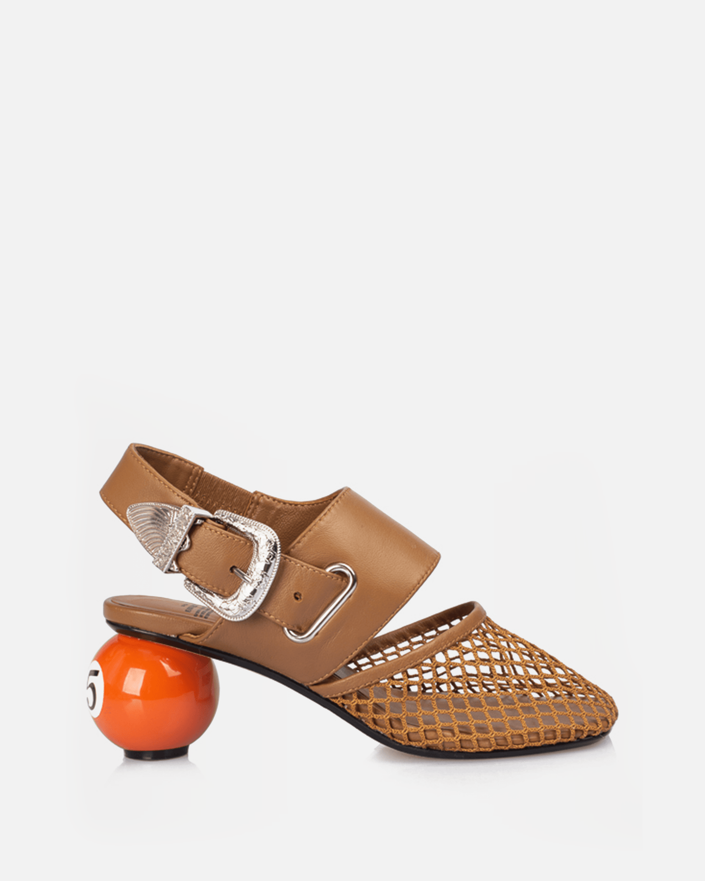 Maison Mihara Yasuhiro Women Sandals Mesh Material Sandal in Brown