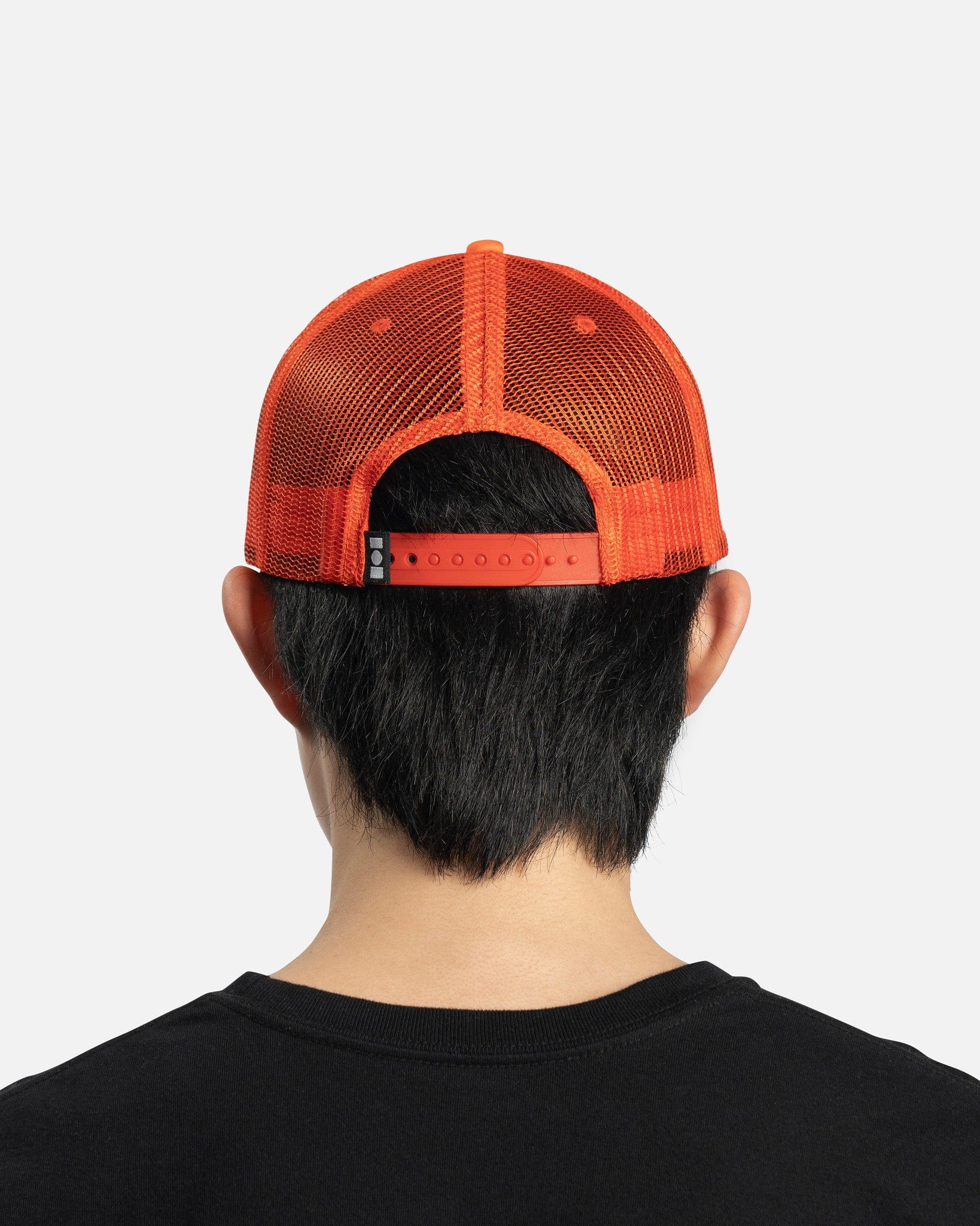 Nahmias Men's Hats Miller Way Foam Trucker Hat in Orange/Blue
