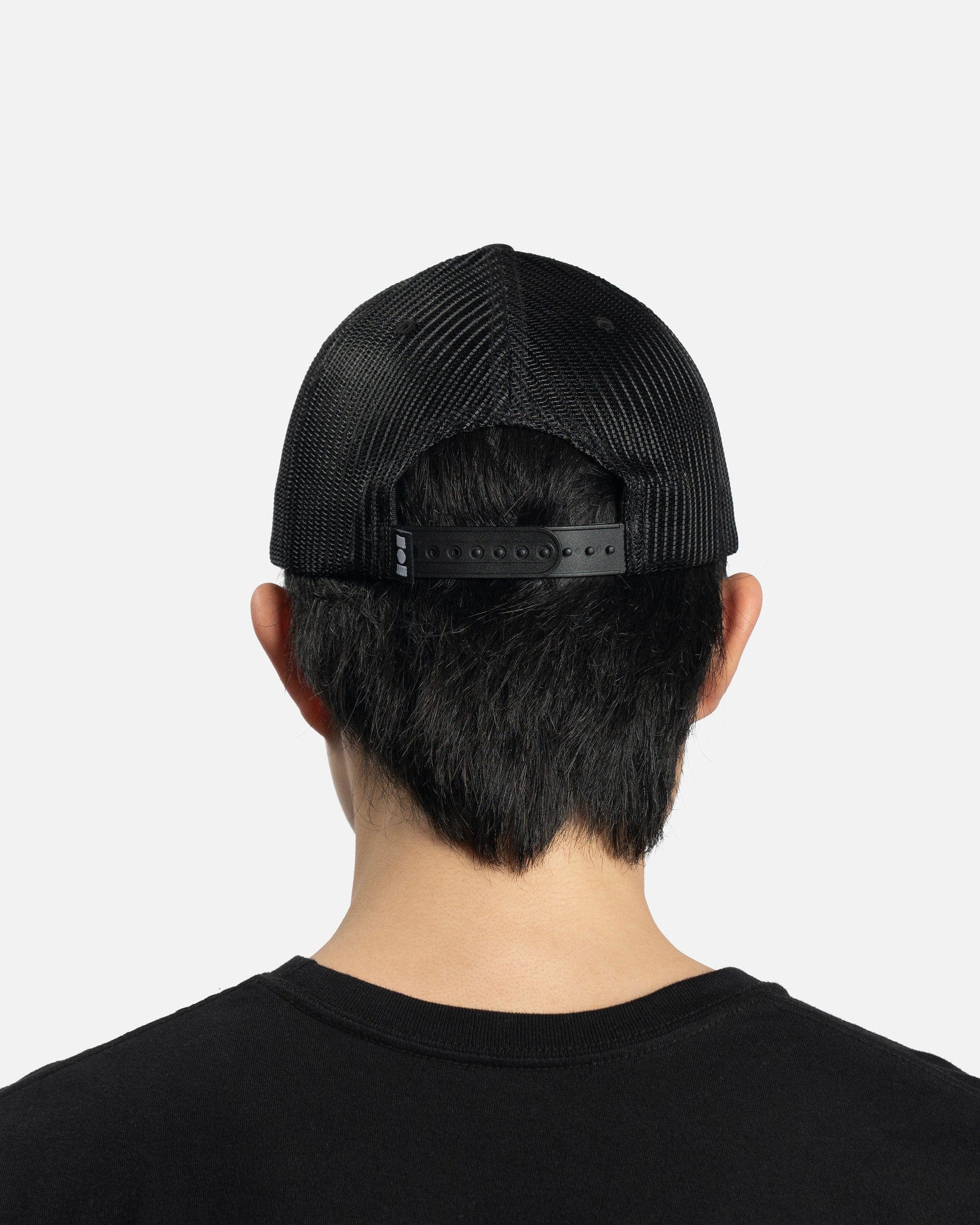 Nahmias Men's Hats O/S Miracle Academy Foam Crystal Trucker Hat in Black/White