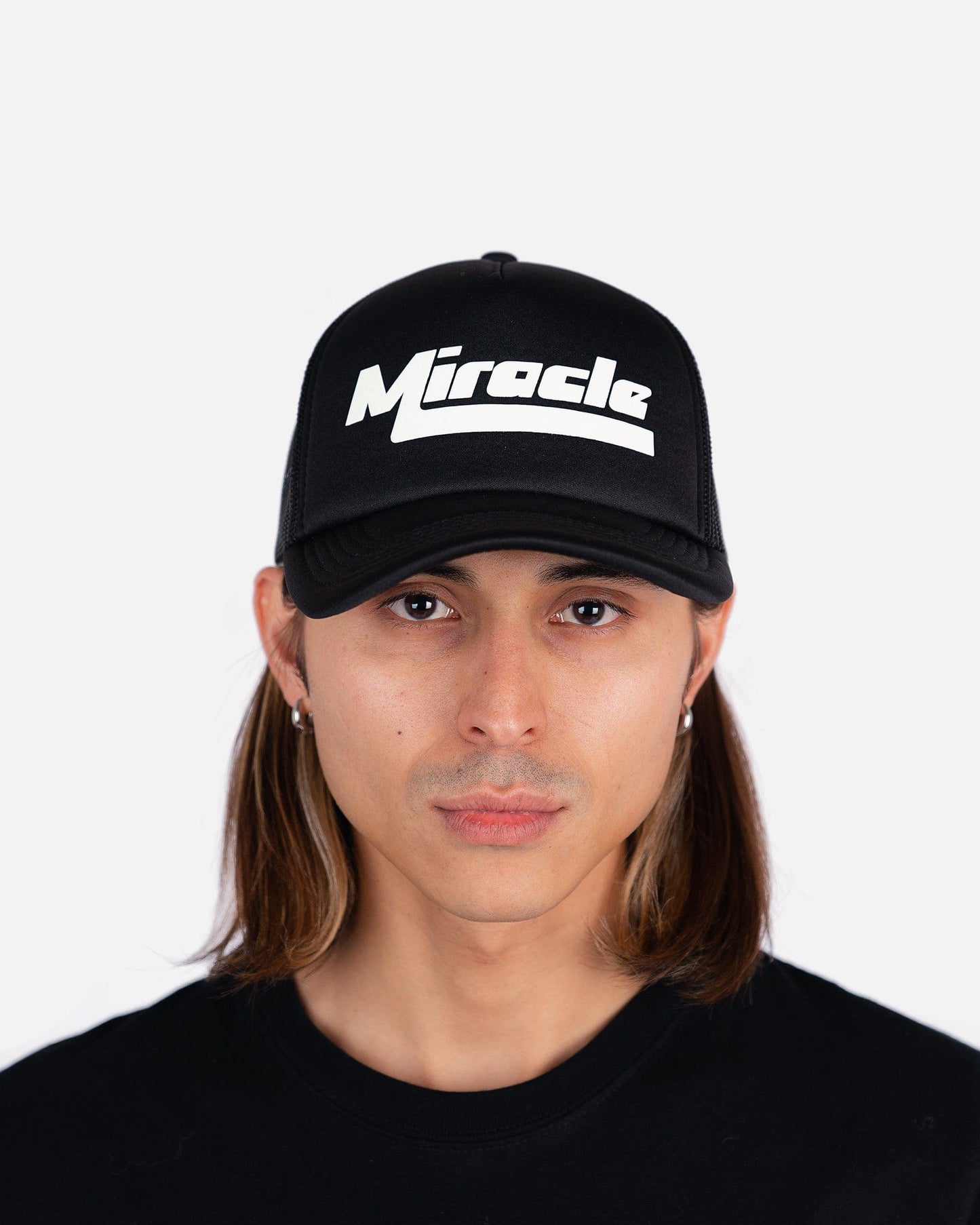 Nahmias Men's Hats Miracle Foam Trucker Hat in Black