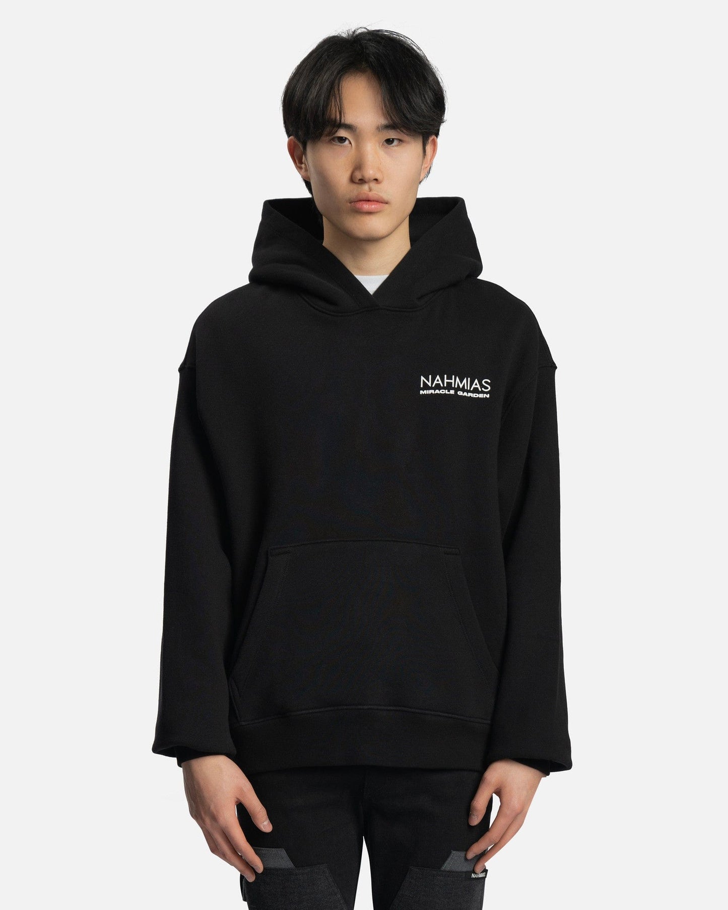 Nahmias Men's Sweatshirts Miracle Garden Hoodie in Black