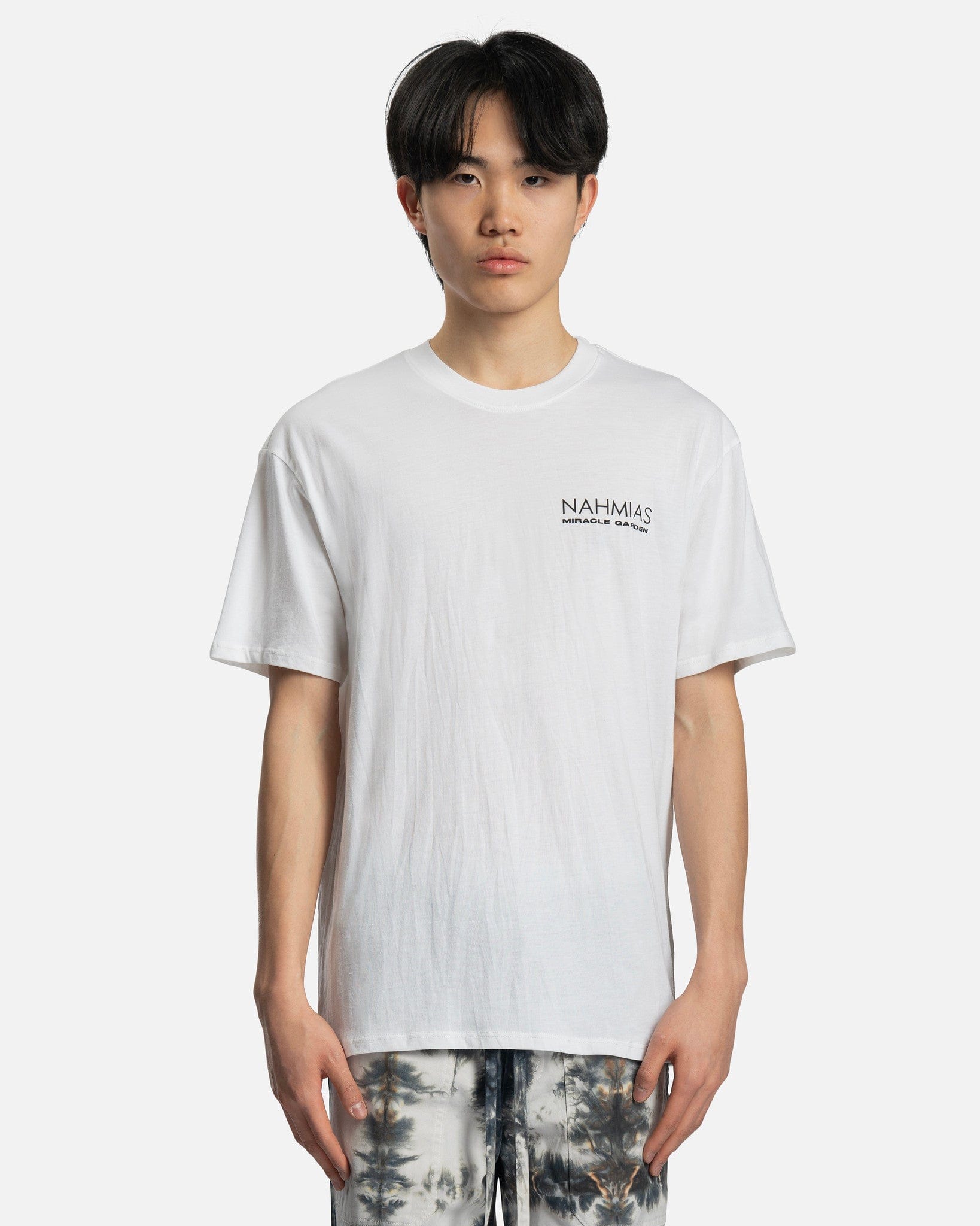 Nahmias Men's T-Shirts Miracle Garden T-Shirt in White