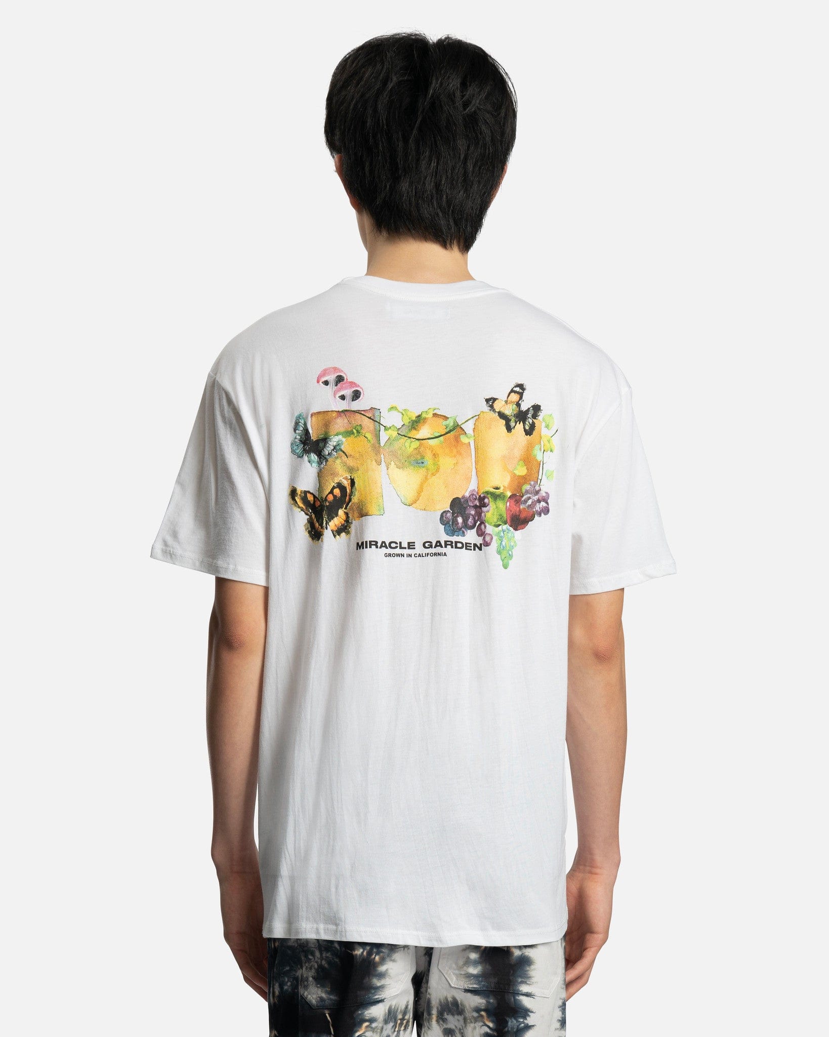 Nahmias Men's T-Shirts Miracle Garden T-Shirt in White