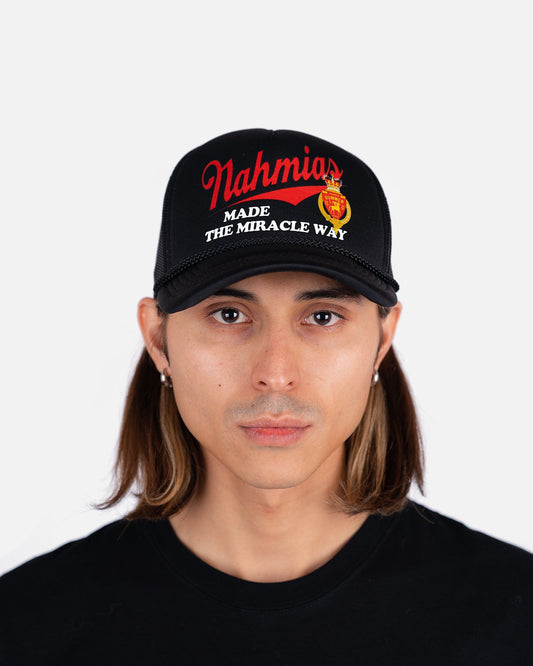 Nahmias Men's Hats Miracle Way Trucker Hat in Black