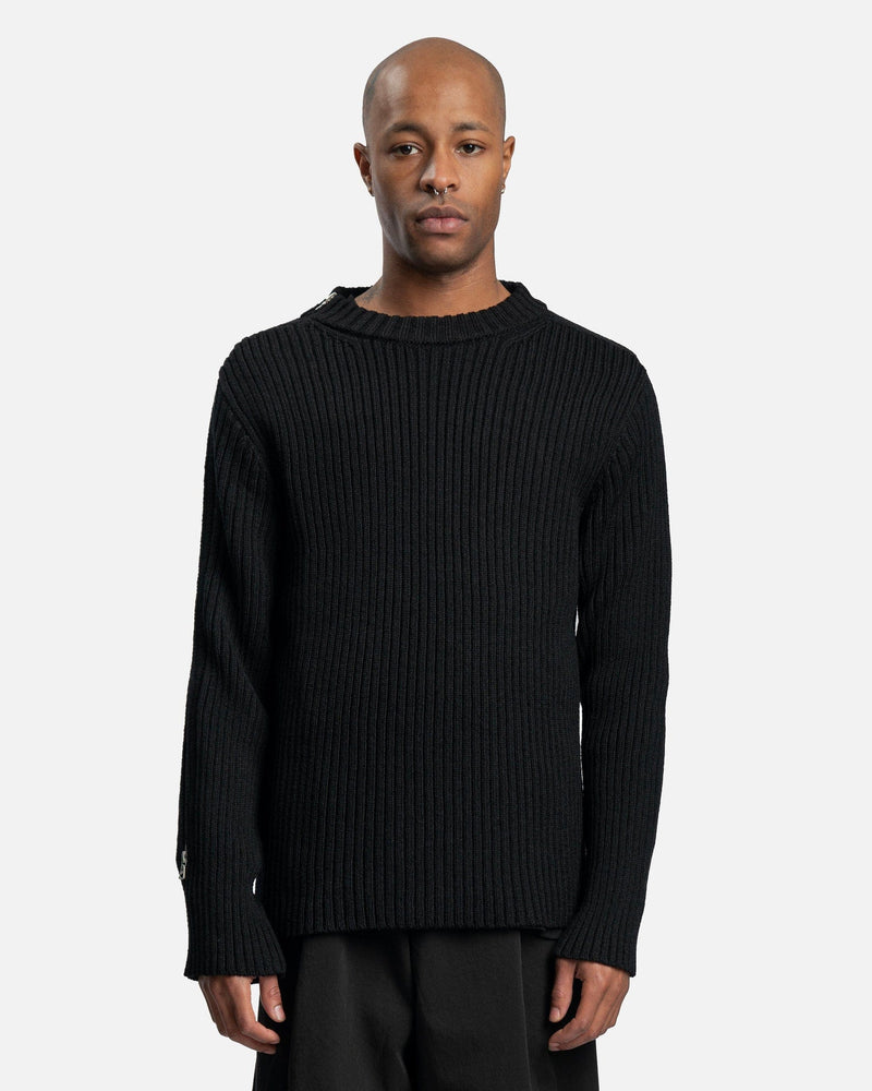 Dries Van Noten Men's Sweater Mitchie Sweater in Black