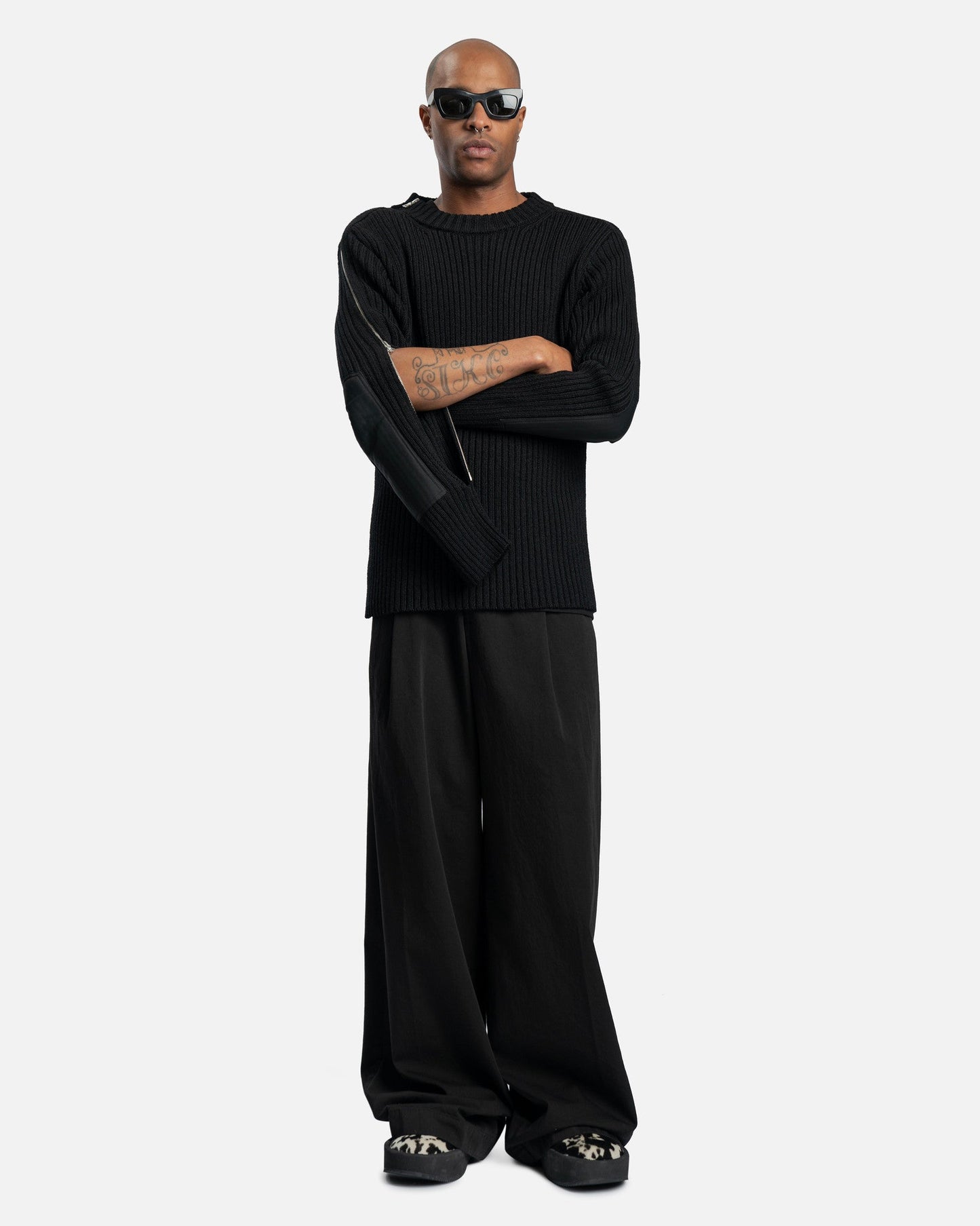 Dries Van Noten Men's Sweater Mitchie Sweater in Black