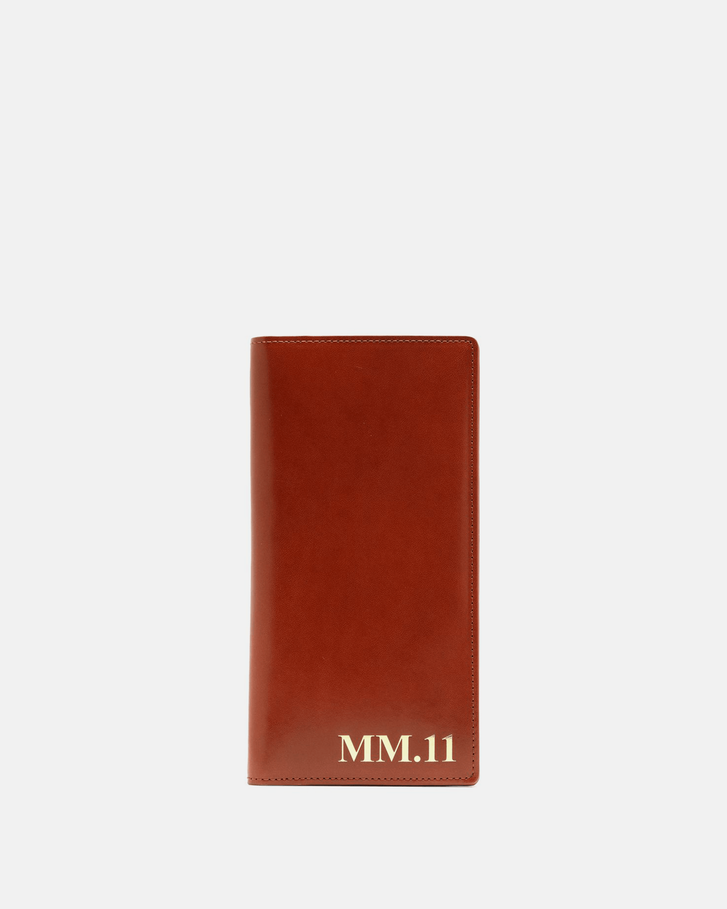 Maison Margiela Leather Goods MM.11 Travel Wallet in Brown