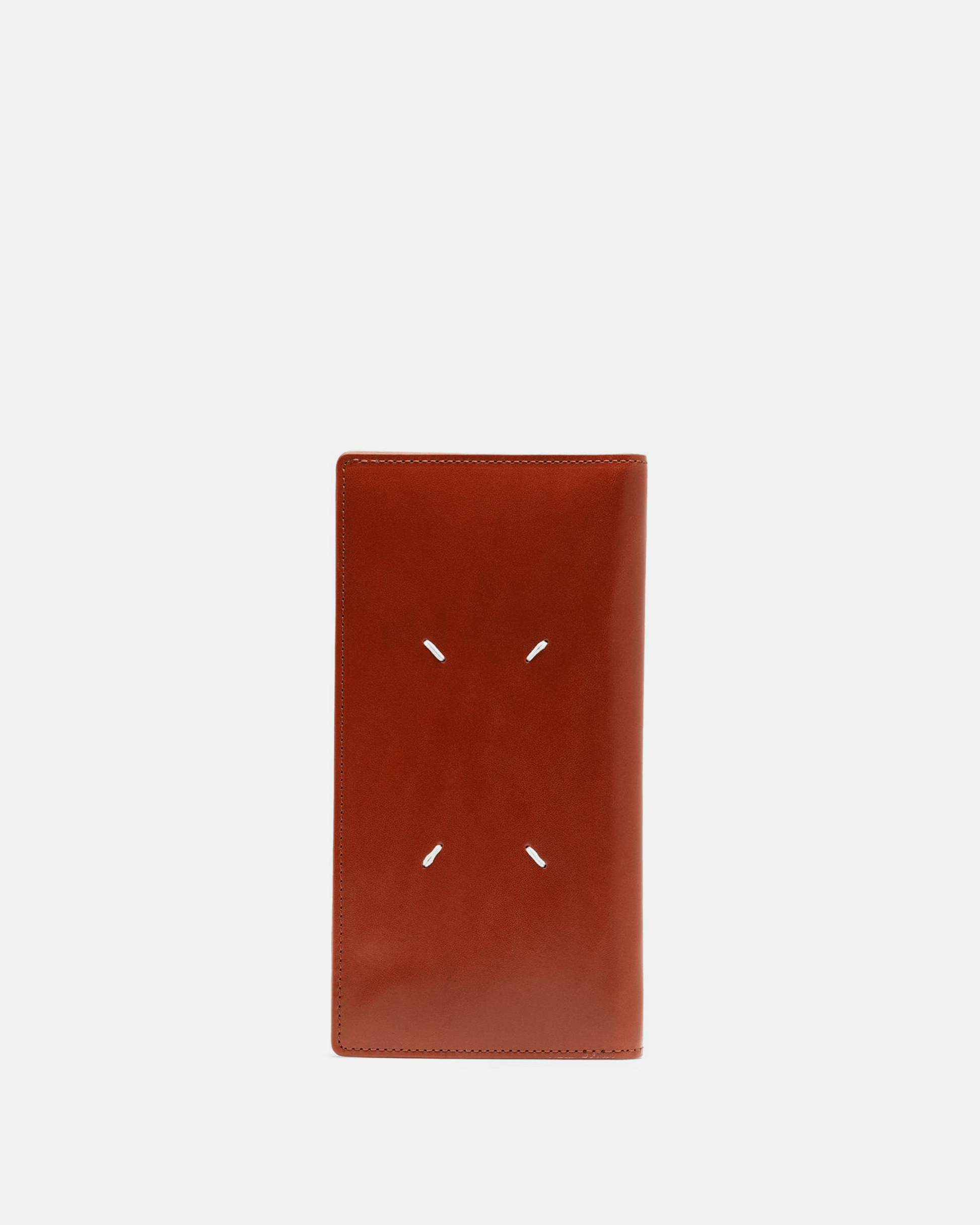 Maison Margiela Leather Goods MM.11 Travel Wallet in Brown