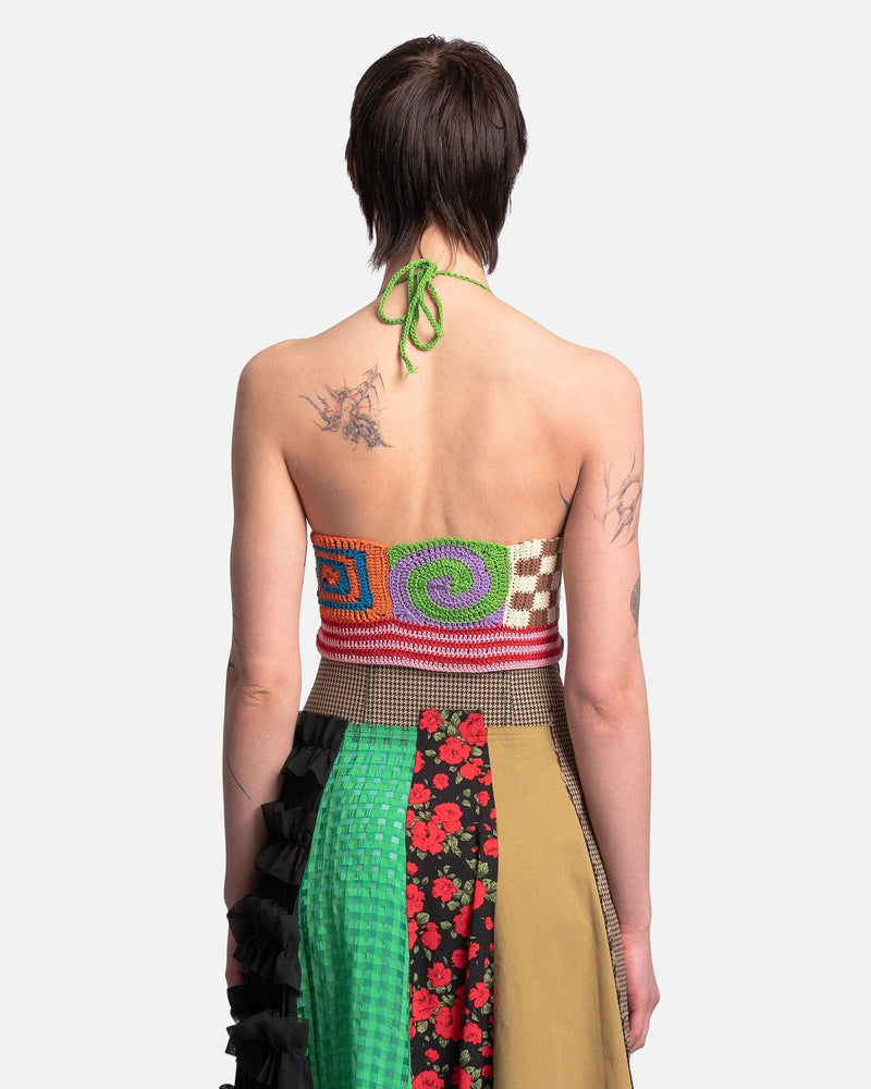 Andersson Bell Women Tops Moana Crochet Bikini Top in Multi
