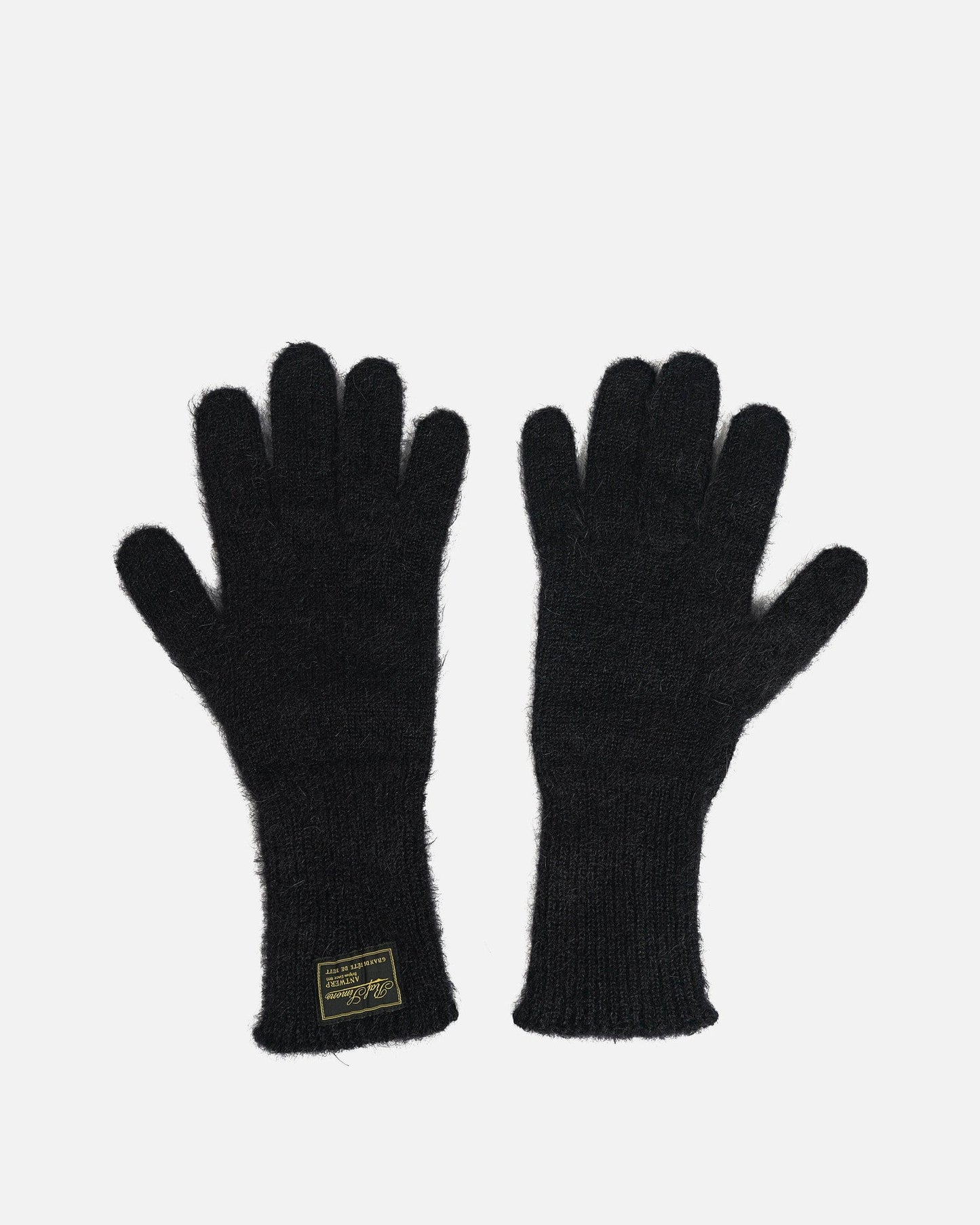 Raf Simons Men's Gloves Mohair Gloves in Black