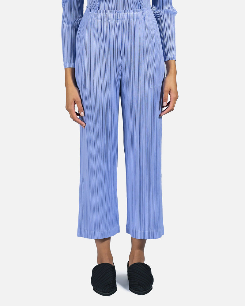 Pleats Please Issey Miyake Women Pants Monthly Colors Pleated Trousers in Lilac