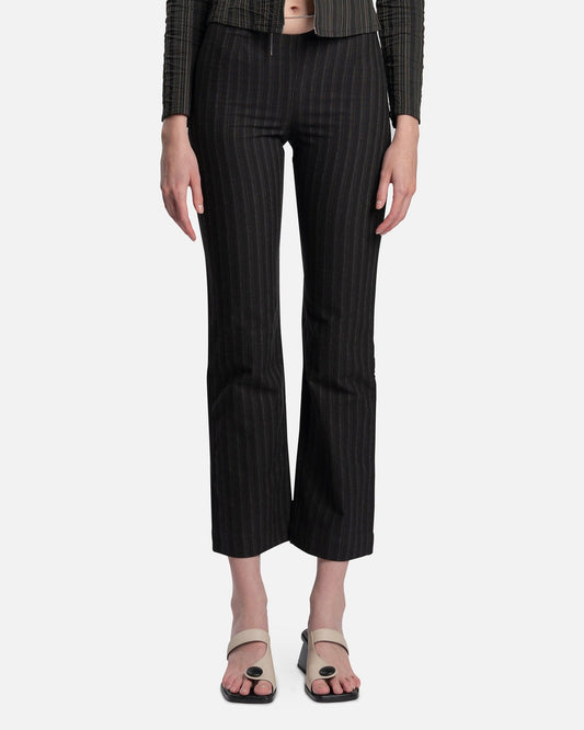 Paloma Wool Women Pants Moonless Irregular Front Opening Pant in Black