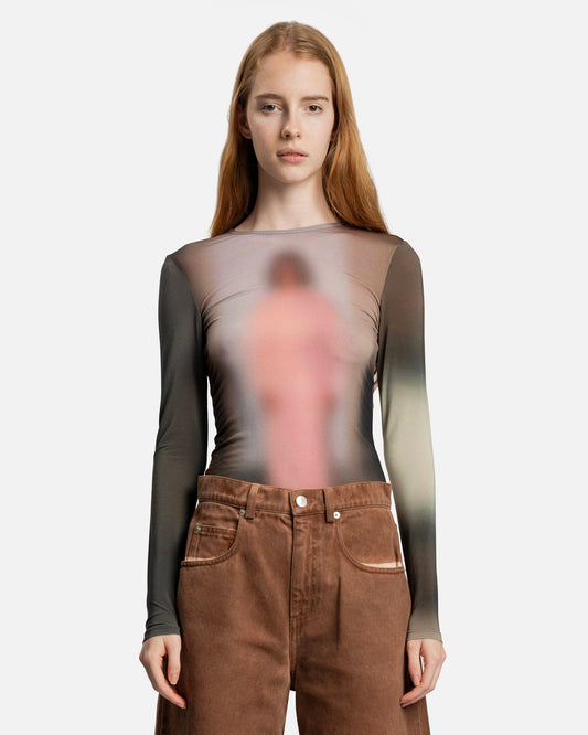 Paloma Wool Women Tops Morchis Long Sleeve T-Shirt in Taupe