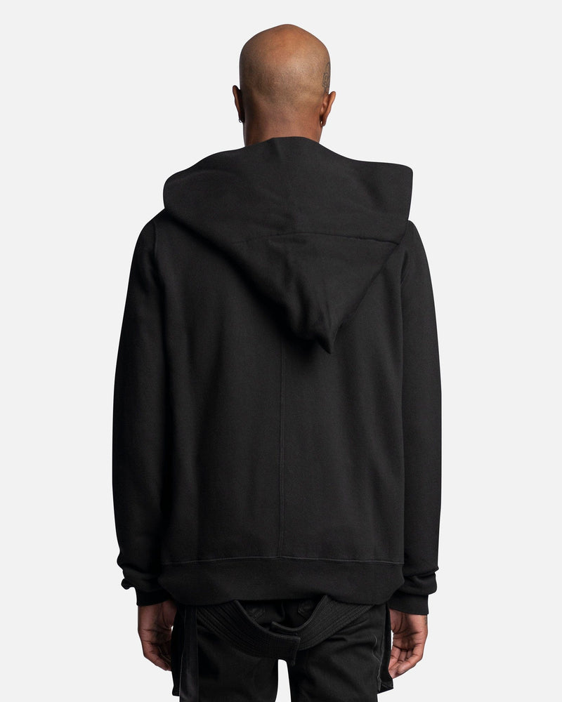 Rick Owens DRKSHDW Men's Sweatshirts Mountain Hoodie in Black