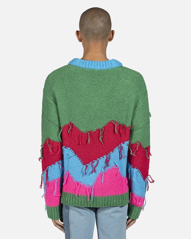 Andersson Bell mens sweater Mountain Intarsia V-Neck Sweater in Multi